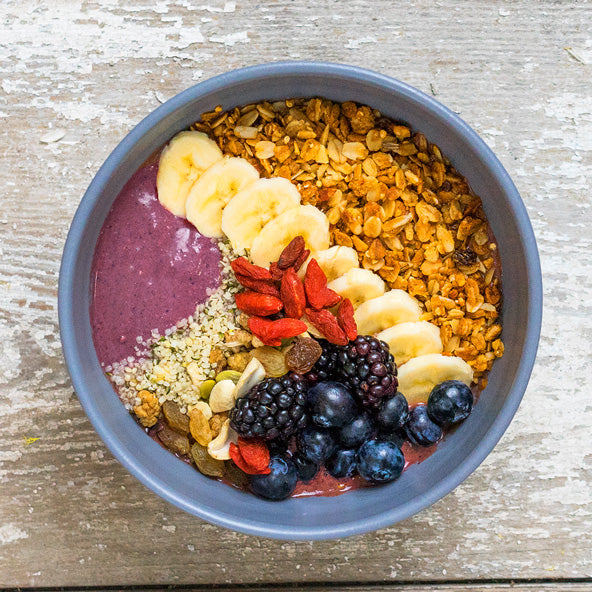 Unsweetened Detox Acai Bowl Recipe - Spinach, Mango &amp; Pineapple | Sambazon