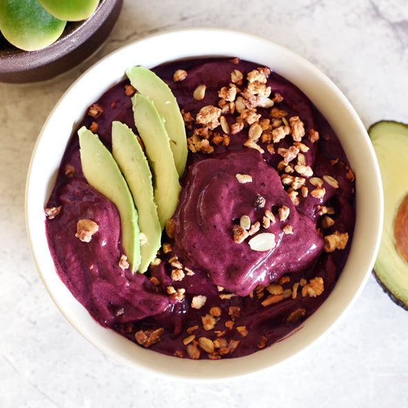 Avocado Acai Bowl Recipe - Best Acai Bowl with Avocado