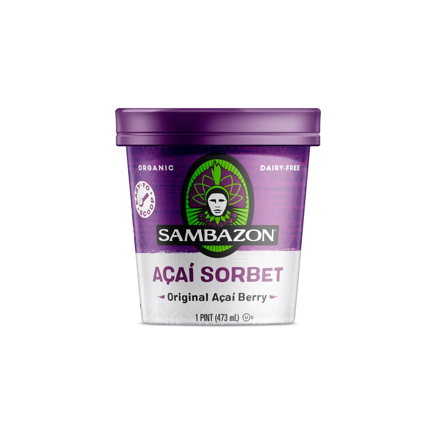Organic & Dairy-Free Frozen Acai Berry Sorbet | SAMBAZON