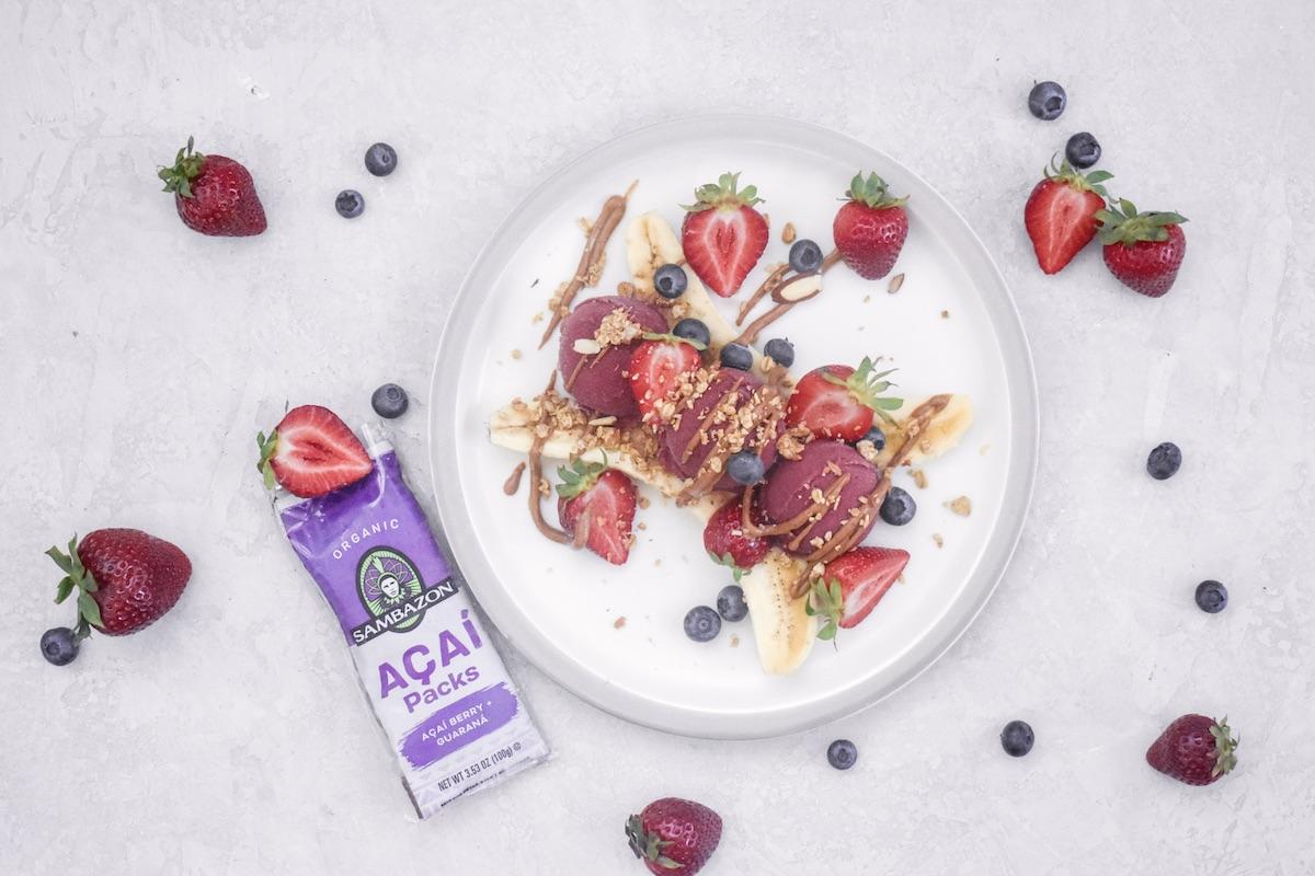 Açaí Banana Split Recipe Açaí Banana Split Recipe