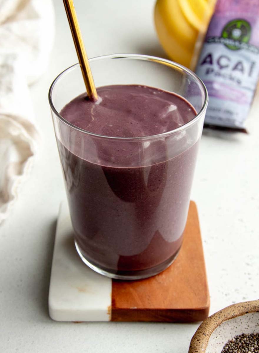 Asay Tea Easy Six-Ingredient Nourishing Açaí Smoothie
