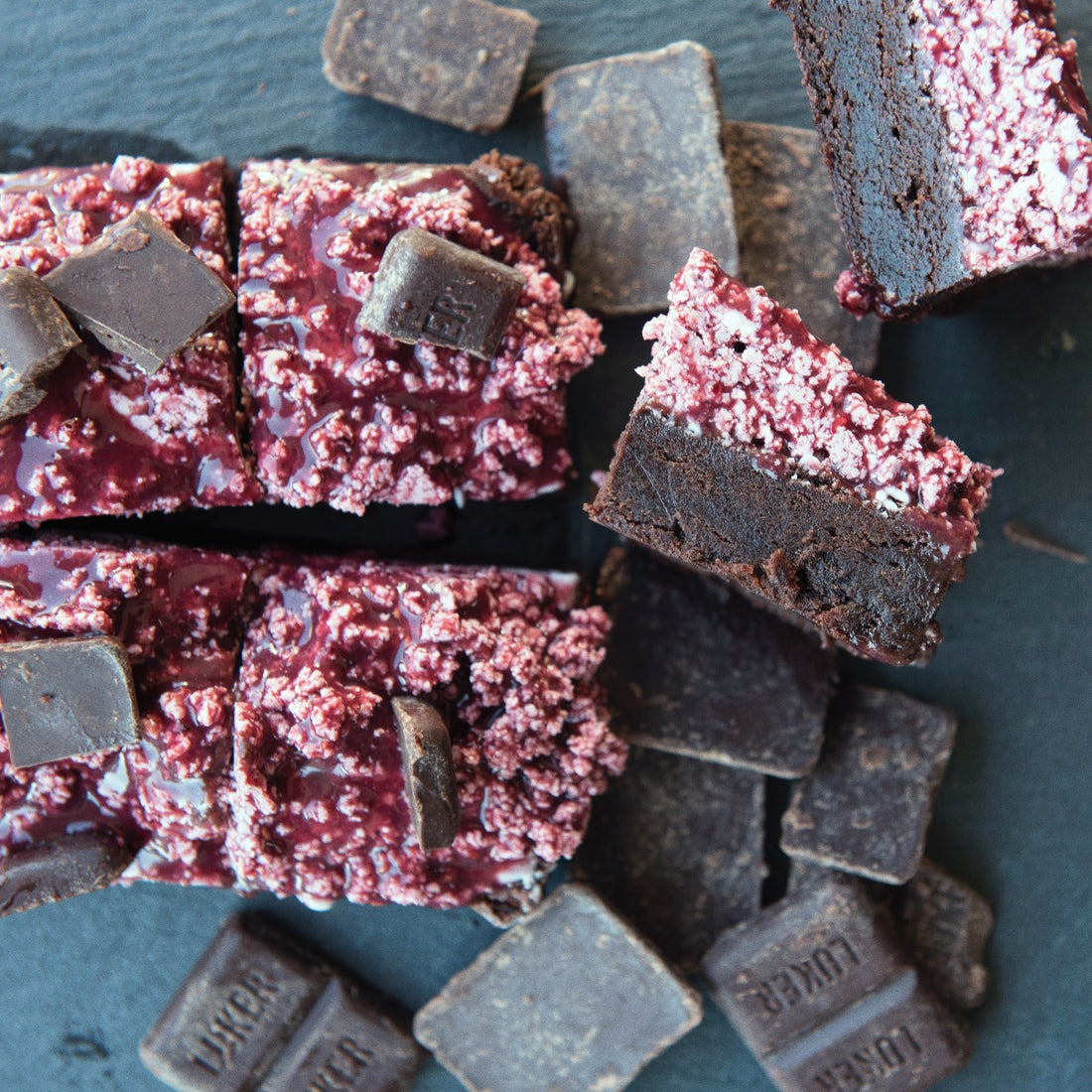 Raw Vegan Açaí Brownies Snack Treat