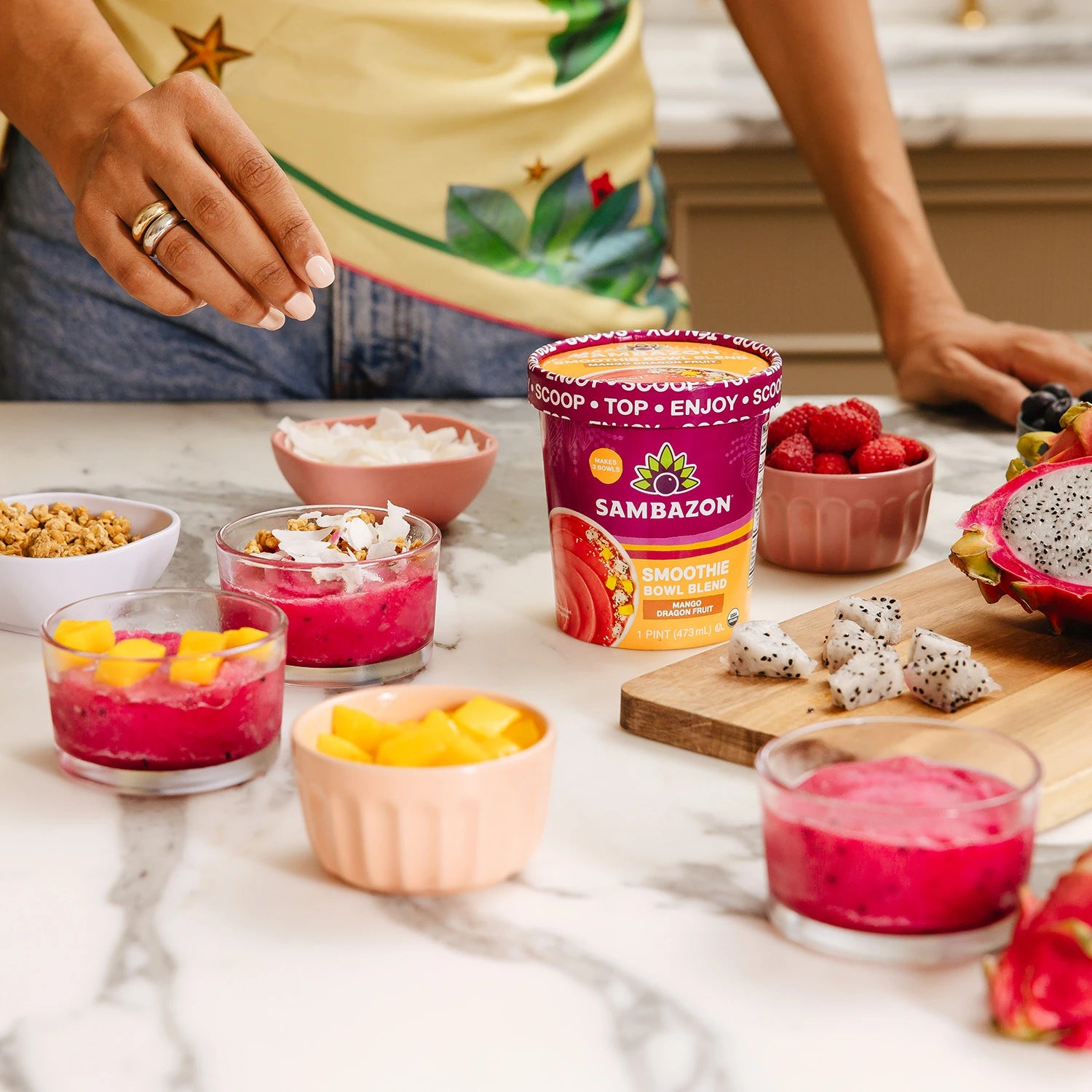 Mango Dragon Fruit Bowl Blend