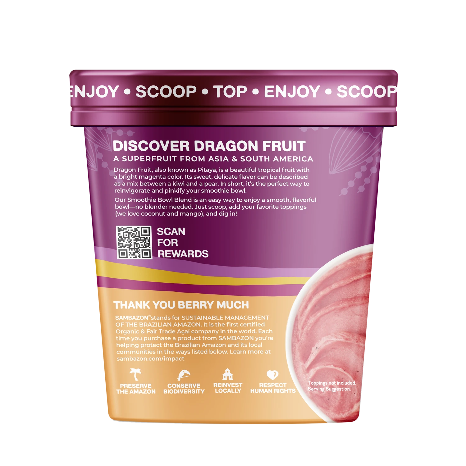 Mango Dragon Fruit Bowl Blend