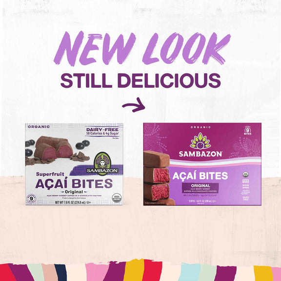 Acai Bites Chocolate Covered Frozen Acai SAMBAZON