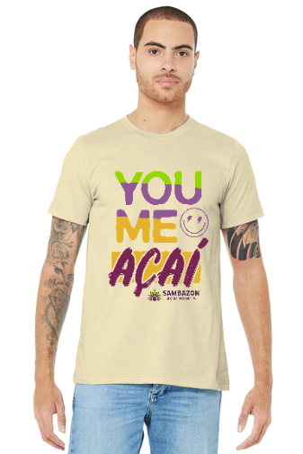 SAMBAZON® You, Me, Açaí T-Shirt (Tan)