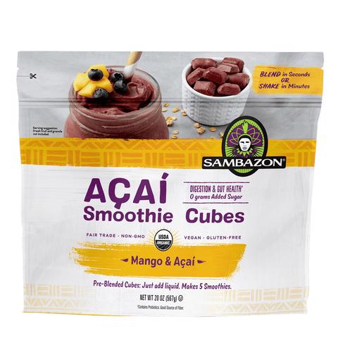 Mango & Açaí Frozen Smoothie Cubes