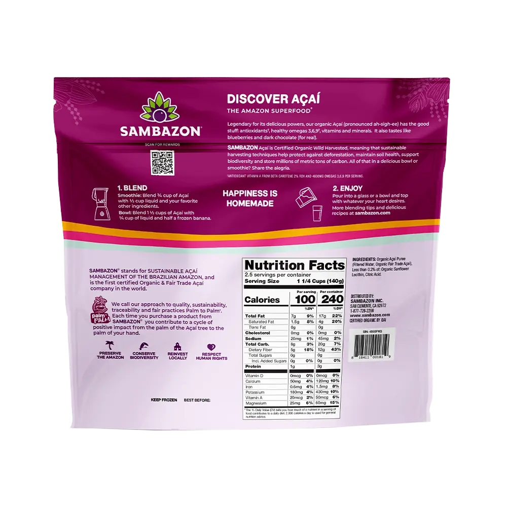 Unsweetened Açaí Pieces