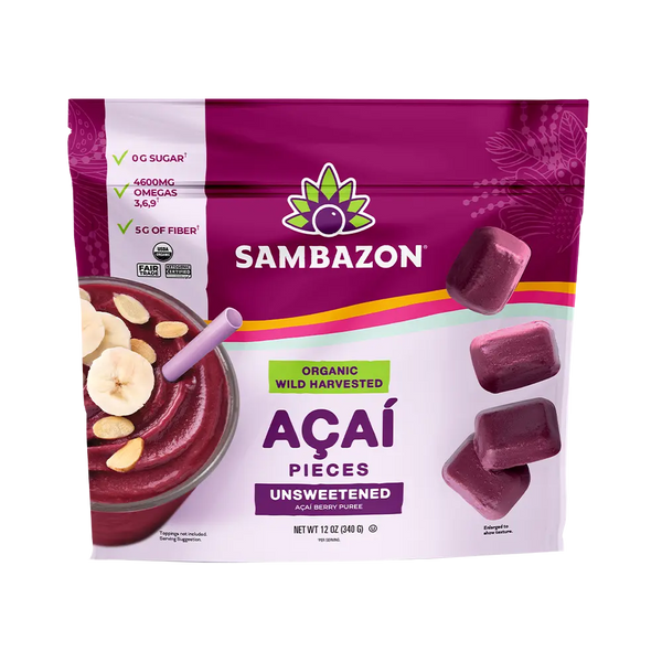 Unsweetened Frozen Açaí Globes - Acai Berry Frozen | SAMBAZON