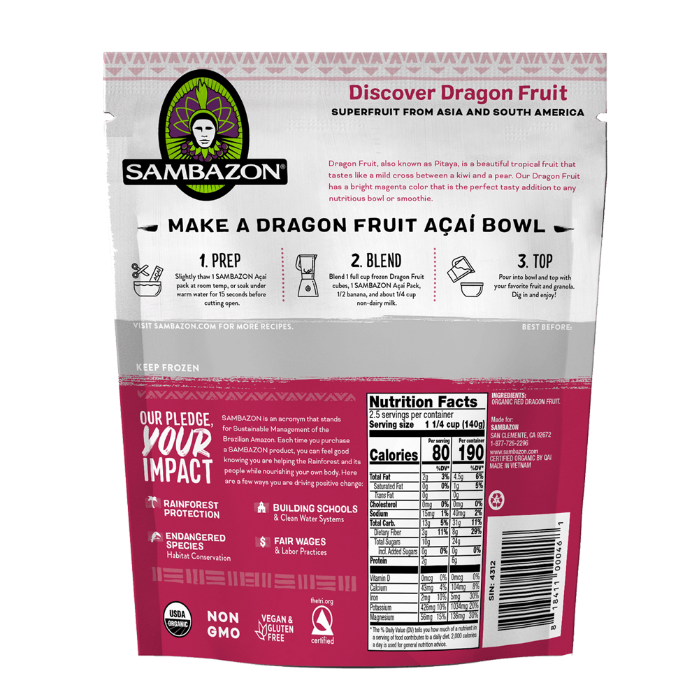 Red Dragon Frozen Fruit Cubes