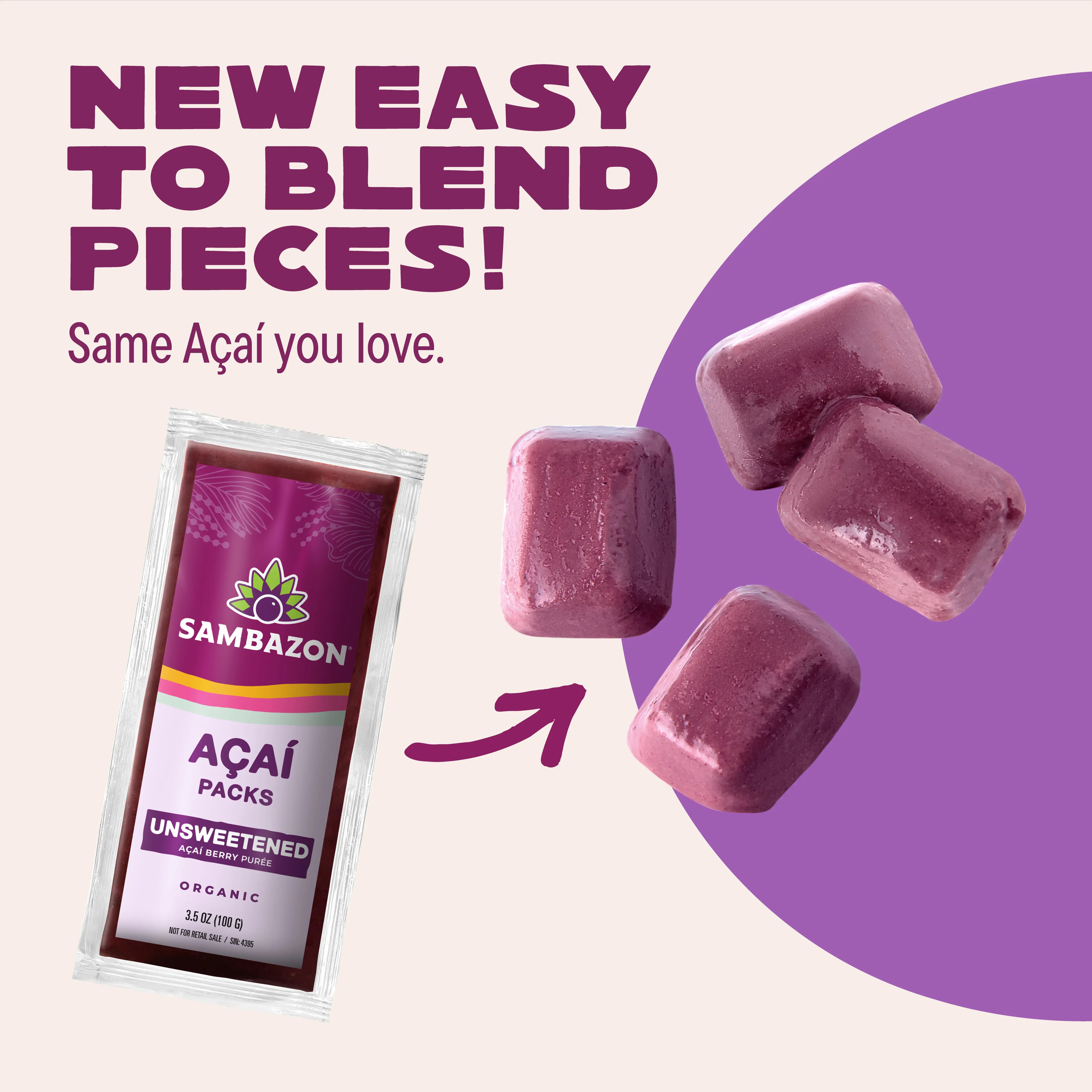 Unsweetened Açaí Pieces