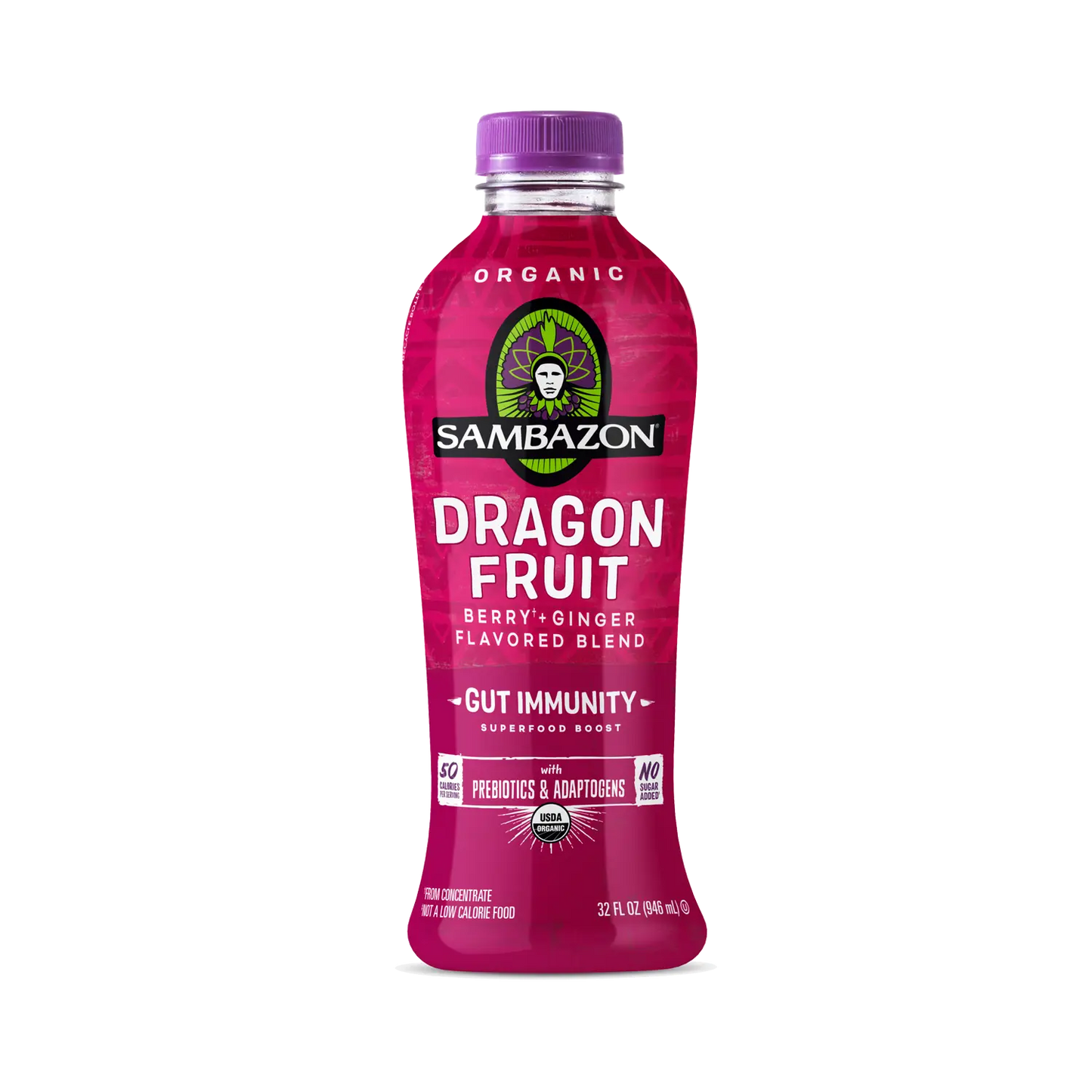 Dragon Fruit Drink Organic Pitaya Blend SAMBAZON