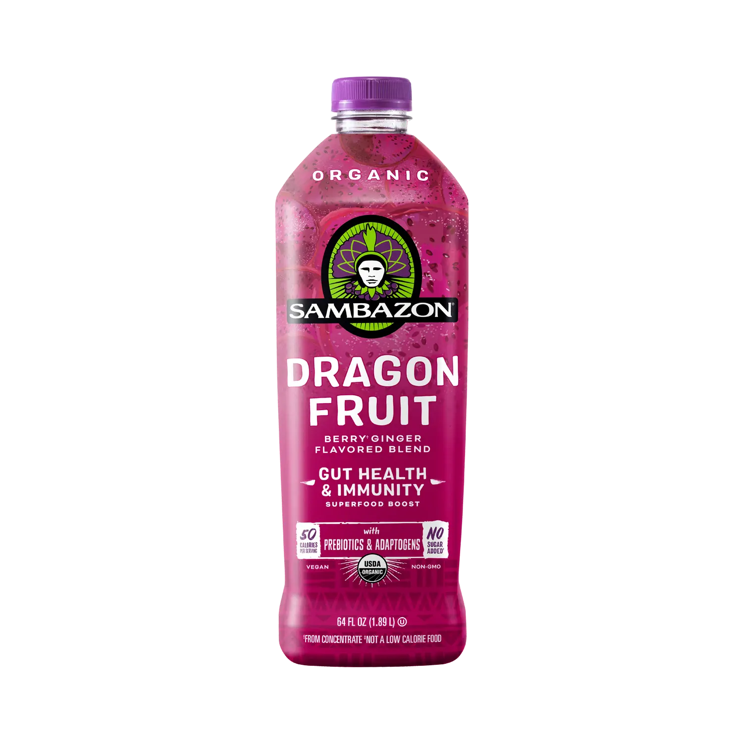Dragon Fruit Drink Organic Pitaya Blend SAMBAZON
