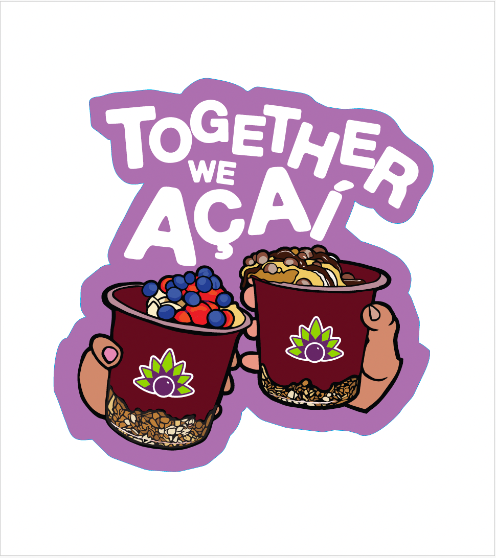 SAMBAZON® Embroidered Patch (Together We Açaí)