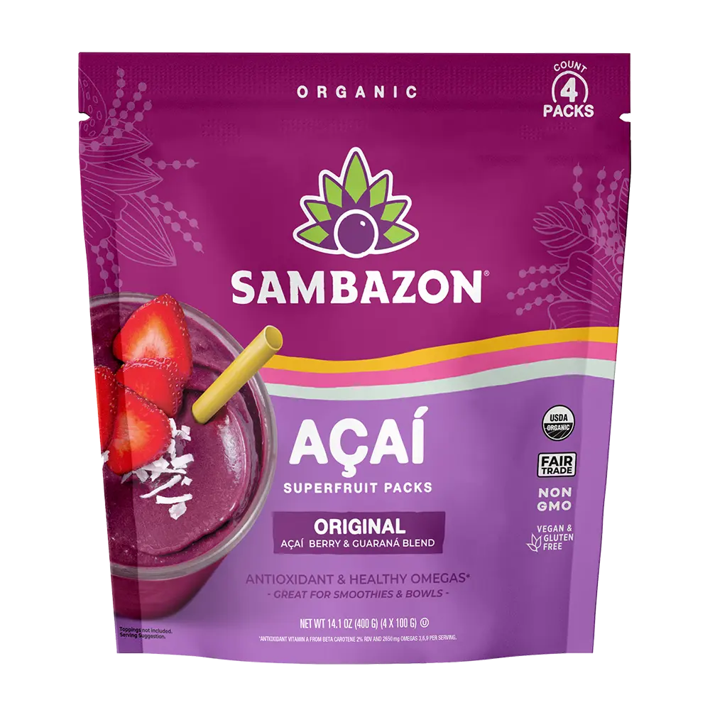 Acai Blend Packets Acai Berry Frozen SAMBAZON