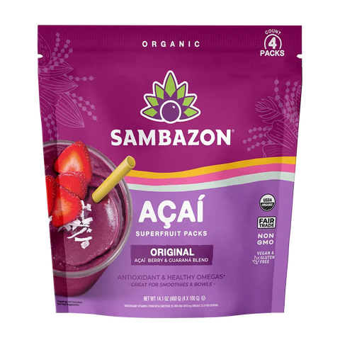Acai Blend Packets Acai Berry Frozen SAMBAZON