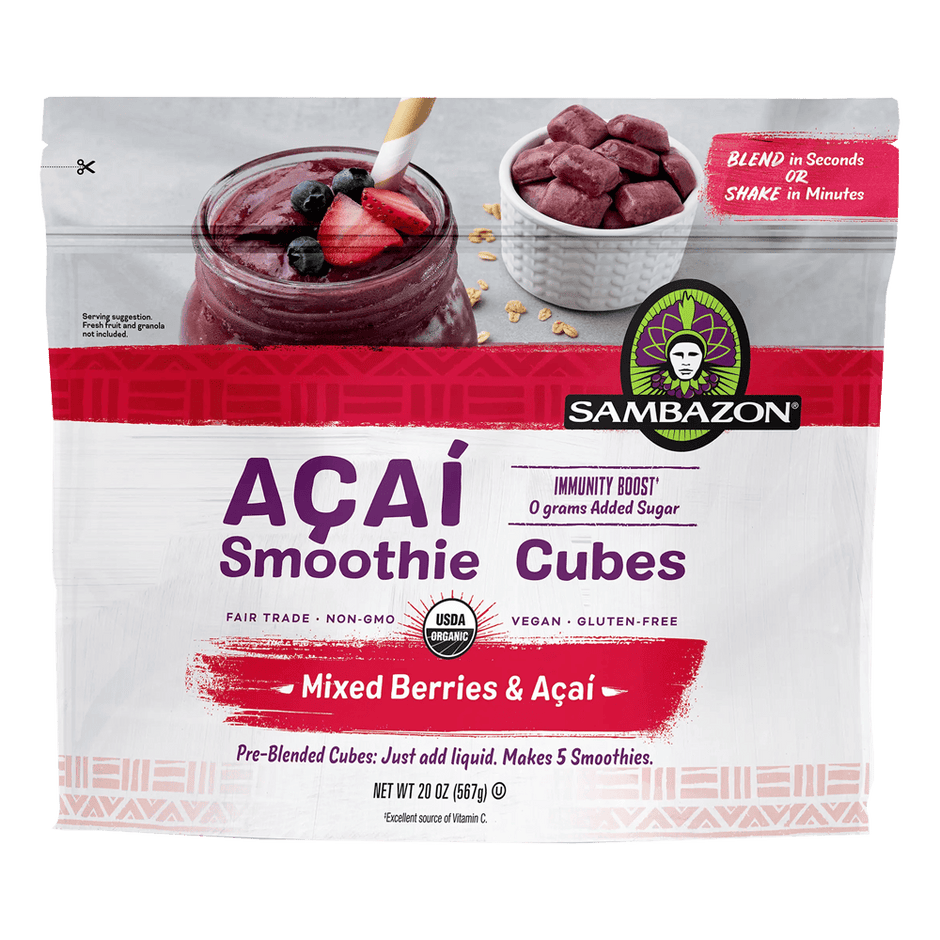 Frozen Acai Packets Acai Packs for Smoothies & Bowls SAMBAZON
