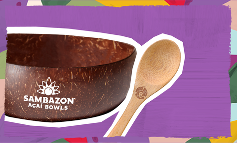 WOODEN BOWL & SPOON